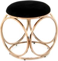 Pufas Kayoom Whitney 325 FSK9U-RGLD, aukso sp./juoda sp., 40 cm x 40 cm x 45 cm