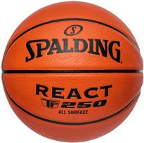 Krepšinio kamuolys Spalding React TF250, 5 dydis, oranžinė sp.