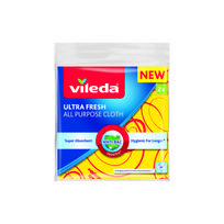 Šluostė, universali Vileda Ultra Fresh VILE23959, geltona sp., poliesteris/poliamidas/mikropluoštas, 2 vnt.