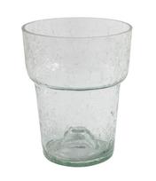 Gėlių vazonas Domoletti OSK_RANT_XL, stiklas, Ø 16.5 cm, skaidri sp.