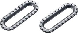Pedalų plokštelių tarpinių komplektas Shimano XT PD-M8000 SPD YL8098030, aliuminis, pilka sp., 2 vnt.