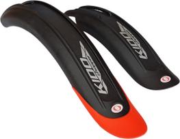 Purvasaugis Simpla Kido Chopper MUDG178, plastikas, juoda sp./raudona sp., 16", 2 vnt.