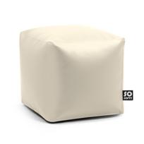 Sėdmaišis So Soft Cube M, kreminė sp., 150 l