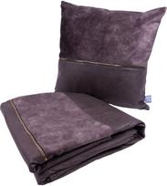 Pledo ir pagalvės komplektas Kenda Sand Picco 125 Picco 125, ruda sp./pilka sp., 130 cm x 170 cm