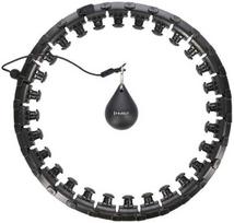 Masažinis lankas HMS Plus Size Hula Hoop, 51 cm, 0.4 kg, juoda sp.