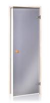 Saunos durys FLAMMIFERA 70x190 cm pilkos, drebulė