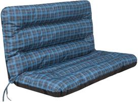 Lauko kėdės pagalvėlė Hobbygarden Ania PH8NBK9, mėlyna sp./juoda sp., 180 x 110 cm