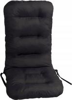 Lauko kėdės pagalvėlė Hobbygarden Basia POBCZA13, juoda sp., 123 x 48 cm