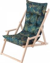 Lauko kėdė Hobbygarden Marlena LMAZIT3, tamsiai žalia sp., 101 cm x 53 cm x 94 cm