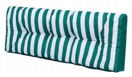 Lauko baldų pagalvė Hobbygarden Leo Long Back LEDZZP12, balta sp./žalia sp., 40 x 120 cm