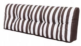 Lauko baldų pagalvė Hobbygarden Leo Long Back LEDBRP11, ruda sp./balta sp., 40 x 120 cm