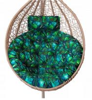 Lauko baldų pagalvių rinkinys Hobbygarden Luna Ekolen LUNNLI13, žalia sp., 62 x 104 cm