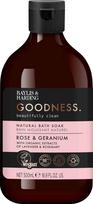 Vonios ekstraktas Baylis & Harding Natural Bath Soak Goodness Rose & Geranium, 500 ml