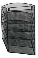 Dokumentų lentynėlė Q-Connect Set Of 5 Wall Mounted Shelves KF04726, juoda sp.