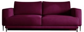 Sofa Dalia Velvetmat 25, tamsiai violetinė sp., 95 x 260 cm x 90 cm