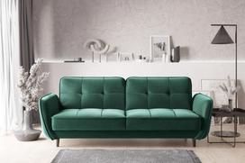 Sofa Bellis Nube 35, tamsiai žalia sp., 90 x 220 cm x 83 cm