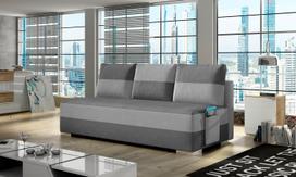 Sofa Atila Soro 93, Soro 83, tamsiai pilka sp., 92 x 200 cm x 83 cm