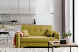 Sofa Laine Poco 50, geltona sp., 105 x 155 cm x 75 cm