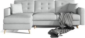 Kampinė sofa Asgard L Solid 09, pilka sp., 162 x 248 cm x 93 cm