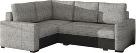 Kampinė sofa Corona Berlin 01, Soft 11, pilka sp., kairinė, 162 x 235 cm x 90 cm