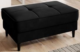 Pufas Bellis Loco 10, juoda sp., 62 cm x 97 cm x 42 cm