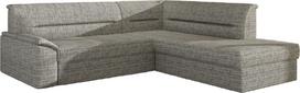 Kampinė sofa Elano Berlin 01, pilka sp., dešininė, 255 x 212 cm x 90 cm