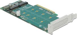 Išplėtimo kortelė Delock PCI Express x8 Card to 2 x internal NVMe M.2 Key M