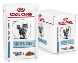 Šlapias kačių maistas Royal Canin Skin & Coat, 0.085 kg x 12 vnt.