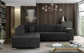Kampinė sofa Pieretta Paros 06, tamsiai pilka sp., kairinė, 205 x 260 cm x 80 cm