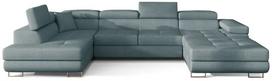 Kampinė sofa Rodrigo Cover 70, mėlyna sp., kairinė, 202 x 345 cm x 90 cm