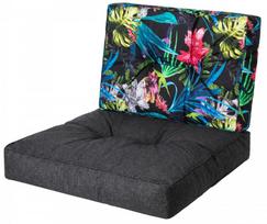 Lauko baldų pagalvių rinkinys Hobbygarden Kaja R2 KAJCKL14, juoda sp./įvairių spalvų, 39 x 59 cm