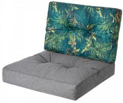 Lauko baldų pagalvių rinkinys Hobbygarden Kaja R2 KAJGZT12, žalia sp./grafito sp., 39 x 59 cm