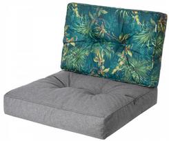 Lauko baldų pagalvių rinkinys Hobbygarden Kaja R1 KAJGZT12, žalia sp./grafito sp., 39 x 50 cm