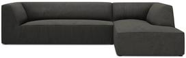 Kampinė sofa Micadoni Home Ruby 4 Seats, tamsiai pilka sp., dešininė, 273 x 180 cm x 69 cm
