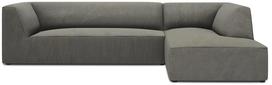 Kampinė sofa Micadoni Home Ruby 4 Seats, pilka sp./smėlio ruda sp., dešininė, 273 x 180 cm x 69 cm