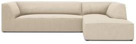 Kampinė sofa Micadoni Home Ruby 4 Seats, šviesiai ruda sp., dešininė, 273 x 180 cm x 69 cm