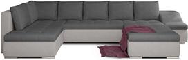 Kampinė sofa Giovanni Soro 93, Soro 83, tamsiai pilka sp., dešininė, 200 x 340 cm x 88 cm