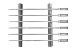 Iešmas Enders Skewers With Stand 8802, 38 cm, 6 vnt.