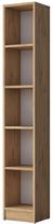Pastatoma lentyna Kalune Design HC114 2661, riešuto sp., 170 cm x 30 cm x 25 cm