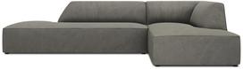Kampinė sofa Micadoni Home Ruby Modular 4 Seats, šviesiai ruda sp., dešininė, 273 x 180 cm x 69 cm