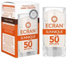 Priemonė įdegio priežiūrai veidui Ecran Sunnique SPF50+, 30 ml