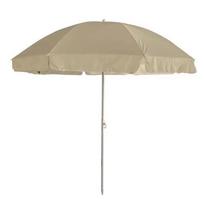 Sodo skėtis Patio Poly II, 240 cm, šviesiai ruda - ecru