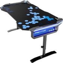 Kompiuterinių žaidimų stalas reguliuojamo aukščio E-Blue EGT004, 135 cm x 78.5 cm, 72 - 91.2 cm, mėlyna sp./juoda sp.
