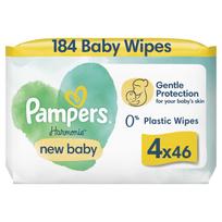 Drėgnos servetėlės kūdikiams Pampers Harmonie, 184 vnt.