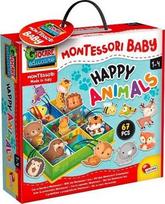 Lavinimo žaislas Lisciani Montessori Baby Happy Animals, įvairių spalvų