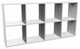 Pastatoma lentyna Malax 2x4, balta sp., 75 cm x 147 cm x 30 cm