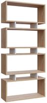 Pastatoma lentyna Kalune Design Langdon 935CMN1246, ąžuolo sp./balta sp., 161 cm x 25 cm x 72 cm