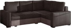 Kampinė sofa Corona Monolith 29, Monolith 09, ruda sp./tamsiai ruda sp., dešininė, 162 x 235 cm x 90 cm