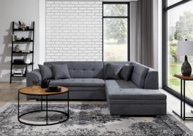 Kampinė sofa Pieretta Soro 93, pilka sp., dešininė, 205 x 260 cm x 80 cm