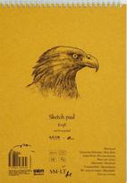 Piešimo popierius Smiltainis Sketch Pad, A4, 90 g/m², balta sp., 29.7 cm x 21 cm, 60 lapų vnt.
